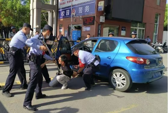 筑牢安全防線，共護校園和諧 ——宿州二中項目部成功舉行校園防恐演練